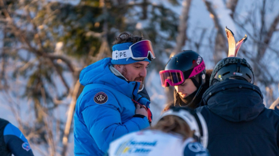 Johan Malmgren, alpine ski coach at Peregrine Women's Ski Team